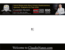 Tablet Screenshot of claudionunes.com